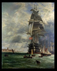 H.M.S. St. Vincent, Portsmouth, Haslar Creek Girişi