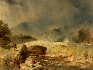 Ambleside yakınlarında Fırtınalı Hava, Cumbria, 1846 by Henry Dawson