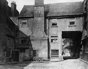 Queen's Head Inn Yard, Southwark, 1881 dolayları