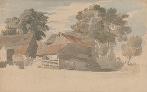 Ağaçlı Çiftlik Binaları by Henry Edridge
