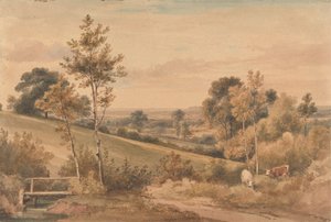 Küçük Bushey, Hertfordshire by Henry Edridge