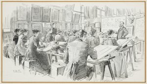 Tasarım Odası, Belediye Sanat Okulu by Henry Edward Tidmarsh