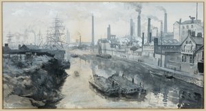 Ordsall'daki Irwell, Worrall's Dye Works