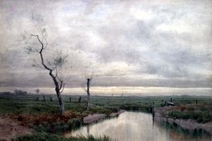 Kıyı Bataklıkları (suluboya)