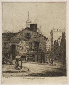Beş Noktadaki Eski Evler, 1870, Eski New York Manzaralarından 1871.