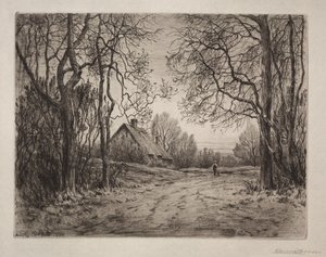 Kış Akşamı, 1883.