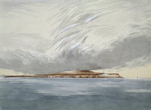 Mackinaw Kalesi ve Adası, Ekim 1842 (kağıt üzerinde wc)