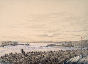 Sault de Ste. Huron ve Superior Gölleri arasındaki Marie, 1842 (kağıt üzerinde wc)