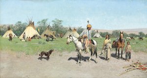 Yeni Meralarda, 1895 by Henry Francois Farny
