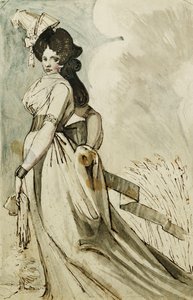 yürüyen bir bayan, by Johann Heinrich Füssli