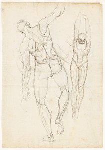 Figür Çalışmaları (rekto ve verso) by Johann Heinrich Füssli