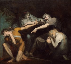 Oidipus Oğlu Poliniklerine Küfür Eder, 1786 by Johann Heinrich Füssli