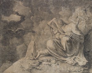 Cadı ve Mandrake, yaklaşık 1812 by Johann Heinrich Füssli