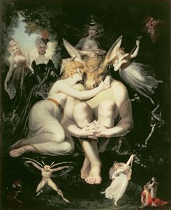 Titania Uyanıyor, Etrafında Görevli Periler Bulunuyor, Vecdle Alt