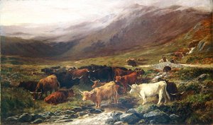 Yaylalardaki İnekler by Henry Garland