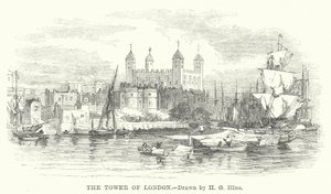 Londra Kulesi (gravür) by Henry George (after) Hine