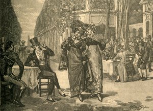 Regency döneminin güzelleri ve güzelleri, 19. yüzyılın başları 1890.