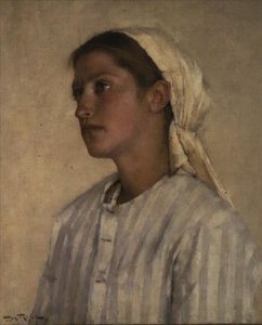 Bir Kızın Portresi by Henry Herbert La Thangue