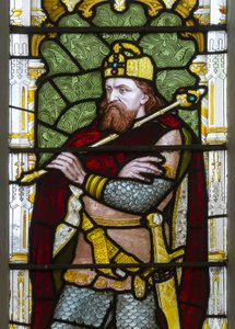 Cambridge, College Trinity, Heaton Butler & Bayne, Henry Holiday, Hieronymus, 1870, yakuwe muri Carl Almquist by Henry Holiday