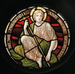 İnanç, 1888 (vitray) by Henry Holiday
