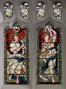 Grasmere, St Oswald, James Powell & Sons, Henry Holiday, Bakan Melekler, 1893 by Henry Holiday