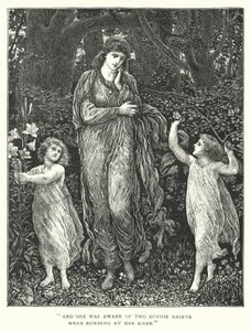 Bonnie Bairns (gravür) by Henry Holiday