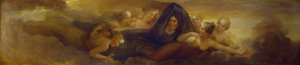 Gece, Ülker ile, 1834 (maun panel üzerine yağlı boya)