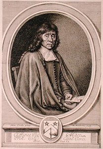 William Faithorne (1656-c.1701) tarafından oyulmuş Thomas Mace (1612-1706) portresi (gravür) by Henry I (after) Cooke