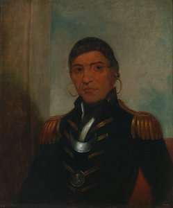 Büyük Bufalo Chippewa, 1832-1833. by Henry Inman