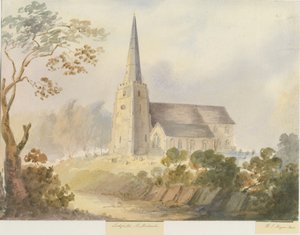 Lichfield - St. Michael Kilisesi: suluboya resim