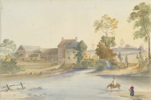 Seisdon Mill: sulu boya, nd [1844]