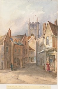 Wolverhampton - Aziz Petrus Kilisesi: suluboya resim, 1844