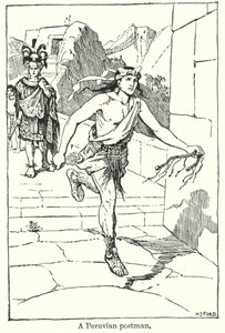 Perulu bir postacı (lito) by Henry Justice Ford