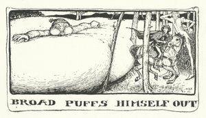 Geniş Puffs Kendisi Dışarı (gravür) by Henry Justice Ford