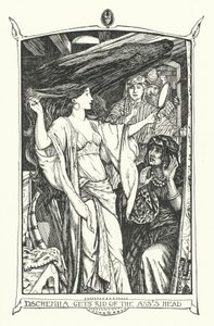 Dschemila Eşek Kafasından Kurtuldu (gravür) by Henry Justice Ford