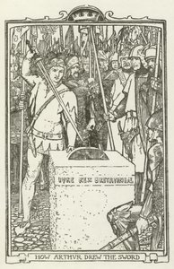 Arthur kılıcı nasıl çekti by Henry Justice Ford