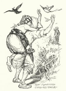 Muhammed Amcasını Nasıl Bulur (gravür) by Henry Justice Ford