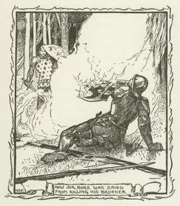Sir Bors kardeşini öldürmekten nasıl kurtuldu? by Henry Justice Ford