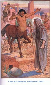 Aziz Anthony, bir Centaur ve bir Satyr ile nasıl tanıştı, 1912