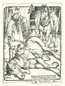 Carter Atını Nasıl Öldürdü (gravür) by Henry Justice Ford