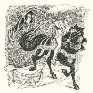 Sihirbazın Fırça Tarafından Nasıl Engellendiği (gravür) by Henry Justice Ford