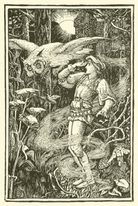 Jorinde ve Joringel (gravür) by Henry Justice Ford