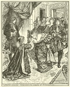 Marie Louise taziye ziyaretlerini kabul etti by Henry Justice Ford