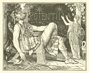 Prens Narcissus ve Prenses Potentilla (gravür) by Henry Justice Ford