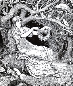 Prenses Narcissus ve Prenses Potentilla by Henry Justice Ford