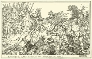 Bosworth Sahasında Richards Son Hücumu by Henry Justice Ford