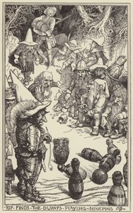 Rip, dokuz iğneli oynayan cüceleri bulur by Henry Justice Ford