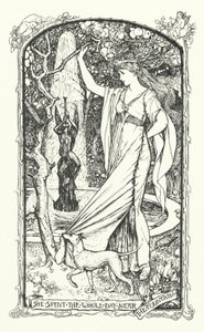 Bütün Günü Çeşmenin Yanında Geçirdi (gravür) by Henry Justice Ford
