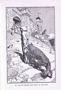Aziz Francis kurdu şehre getiriyor, 1912 by Henry Justice Ford