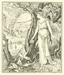 Sylvain ve Jocosa (gravür) by Henry Justice Ford